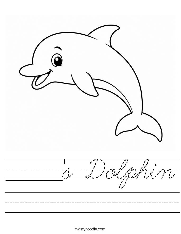 ______'s Dolphin Worksheet