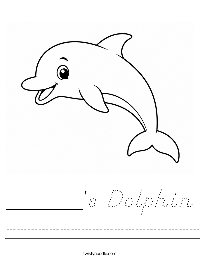 ______'s Dolphin Worksheet
