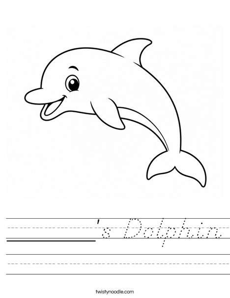 ______'s Dolphin Worksheet