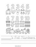 ______'s Fall Numbers Worksheet