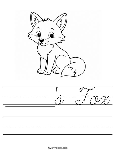 ______'s Fox Worksheet