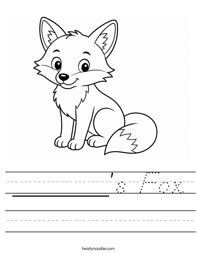 ______'s Fox Worksheet