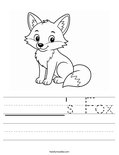 ______'s Fox Worksheet