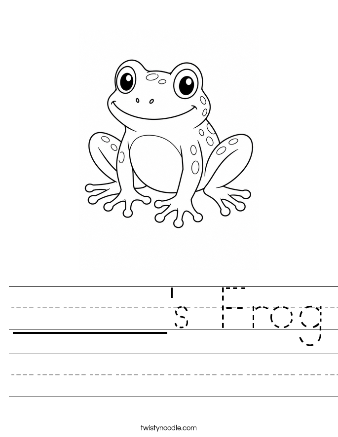 ______'s Frog Worksheet