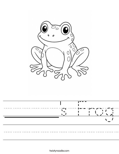______'s Frog Worksheet