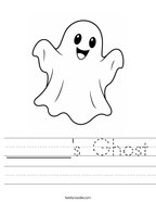 ______'s Ghost Handwriting Sheet