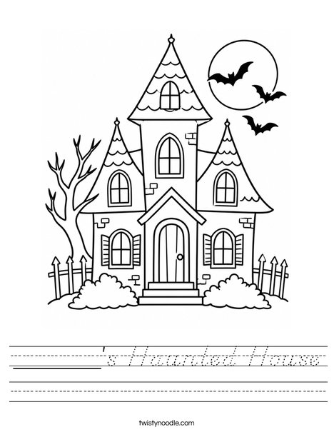 ______'s Haunted House Worksheet
