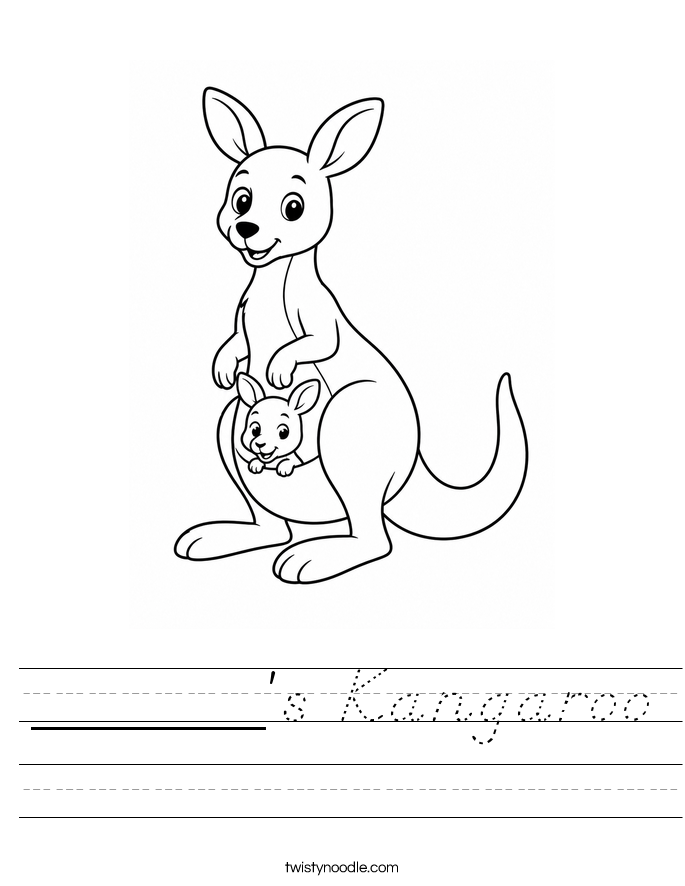 ______'s Kangaroo Worksheet