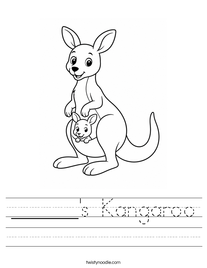 ______'s Kangaroo Worksheet