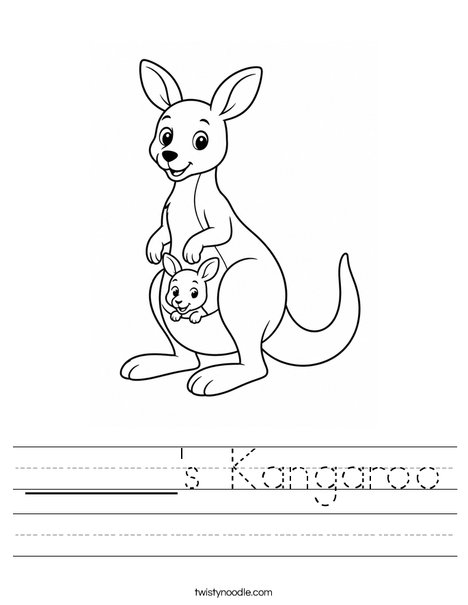 ______'s Kangaroo Worksheet
