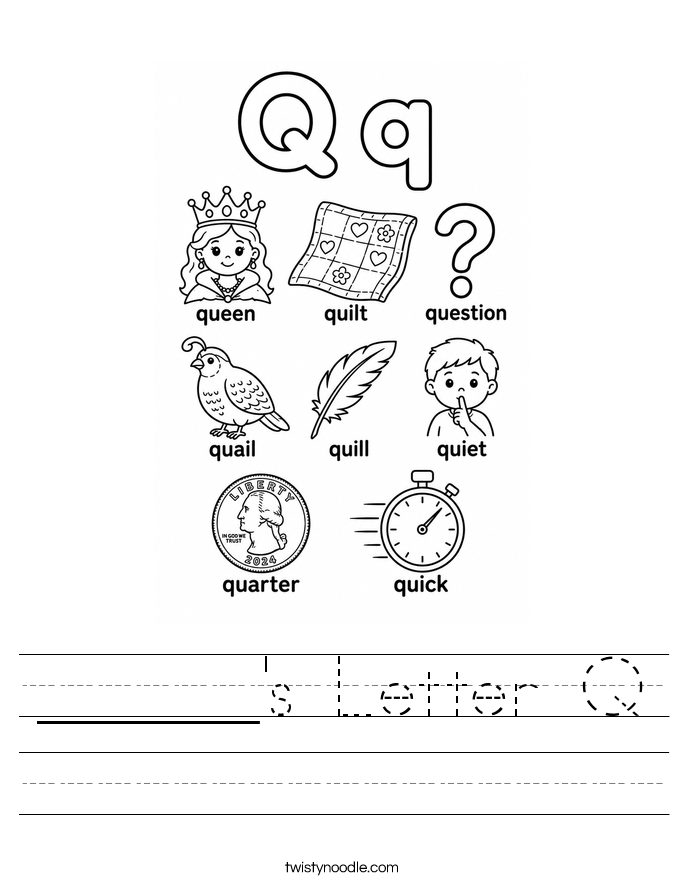 ______'s Letter Q Worksheet
