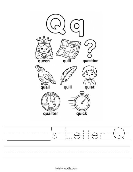 ______'s Letter Q Worksheet