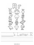 ______'s Letter R Worksheet