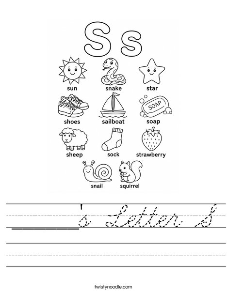 ______'s Letter S Worksheet