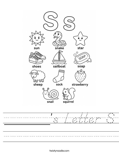 ______'s Letter S Worksheet