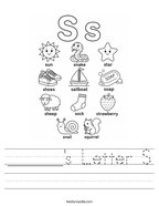 ______'s Letter S Handwriting Sheet