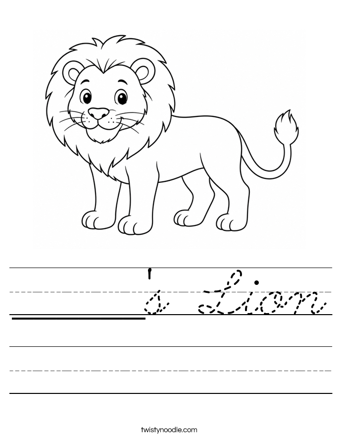 ______'s Lion Worksheet