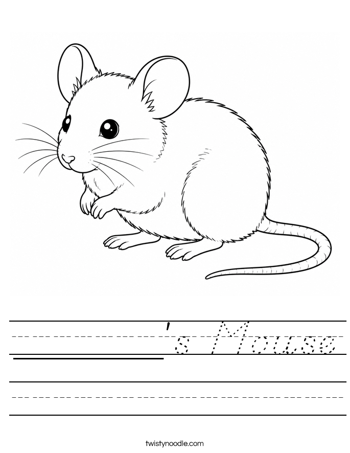 ______'s Mouse Worksheet
