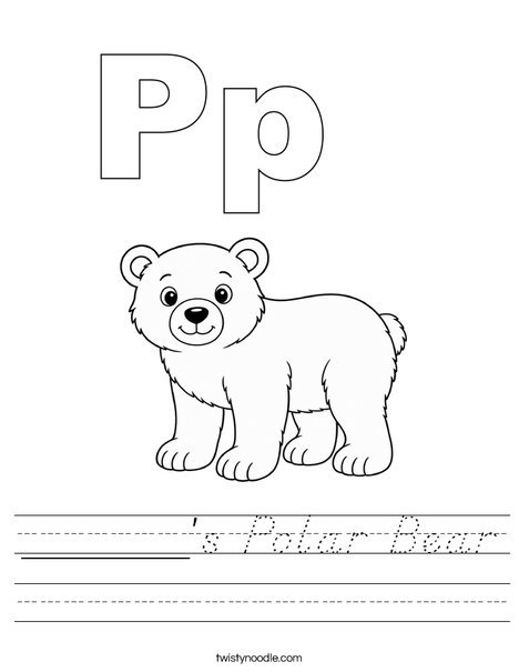 ______'s Polar Bear Worksheet