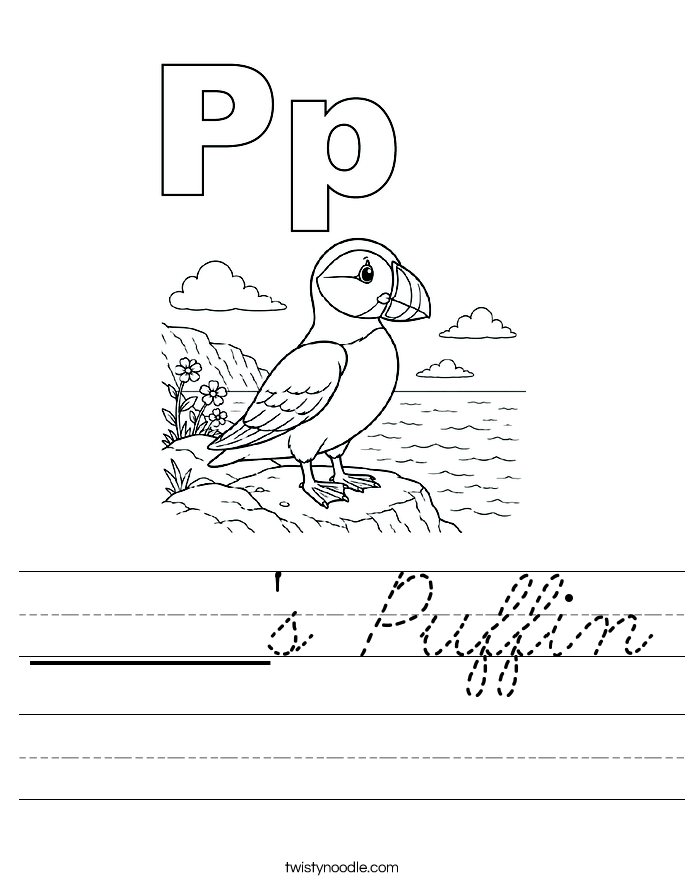 ______'s Puffin Worksheet