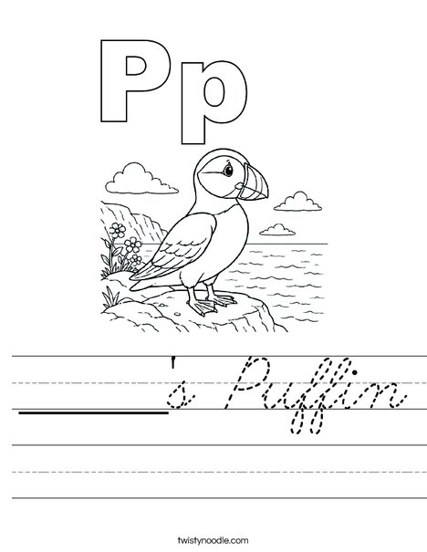 ______'s Puffin Worksheet