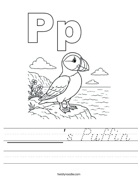 ______'s Puffin Worksheet