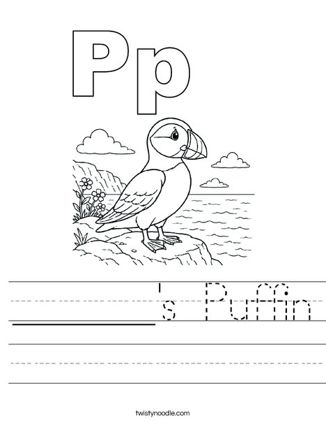 ______'s Puffin Worksheet