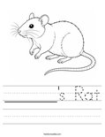 ______'s Rat Worksheet
