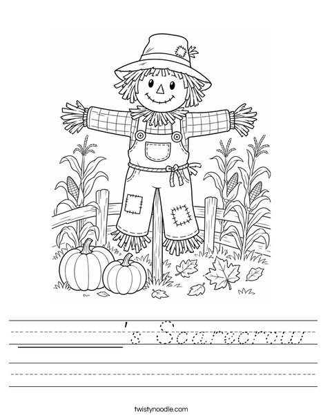 ______'s Scarecrow Worksheet