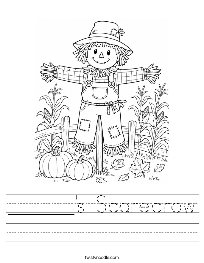 ______'s Scarecrow Worksheet
