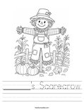 ______'s Scarecrow Worksheet