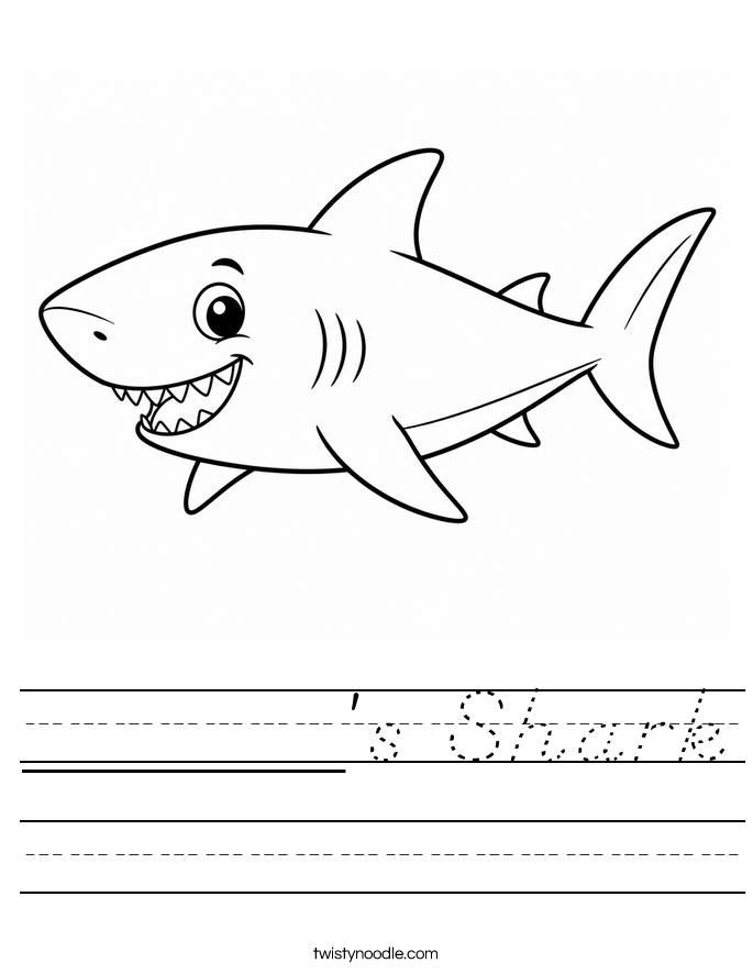 ______'s Shark Worksheet
