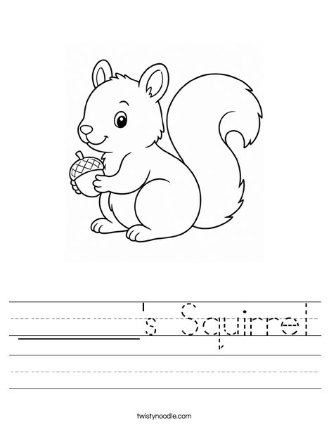 ______'s Squirrel Worksheet