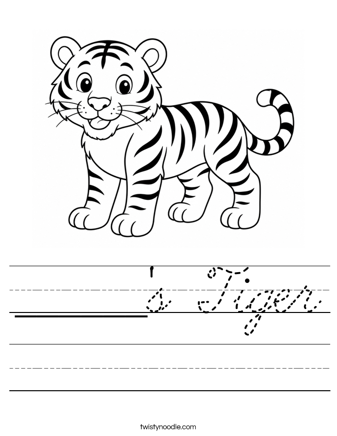 ______'s Tiger Worksheet