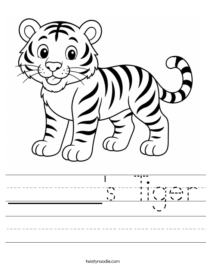 ______'s Tiger Worksheet