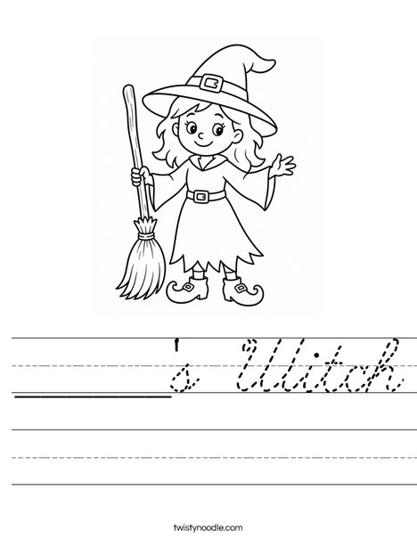 ______'s Witch Worksheet