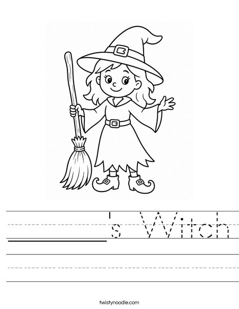 ______'s Witch Worksheet