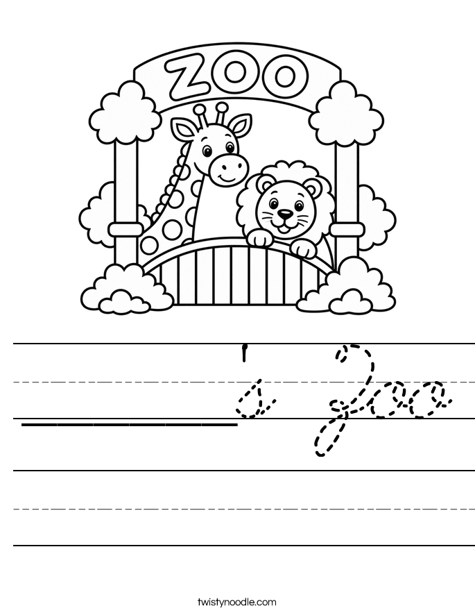 ______'s Zoo Worksheet