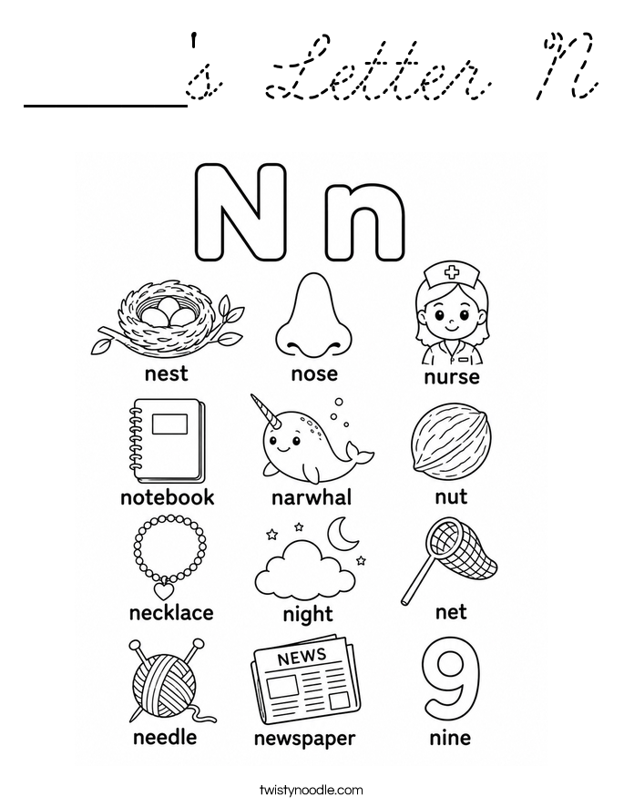  Coloring Page