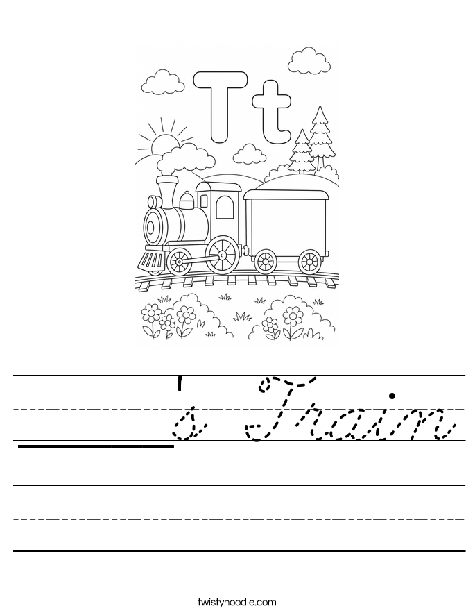 _____'s Train Worksheet