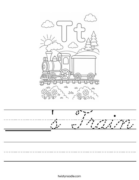 _____'s Train Worksheet