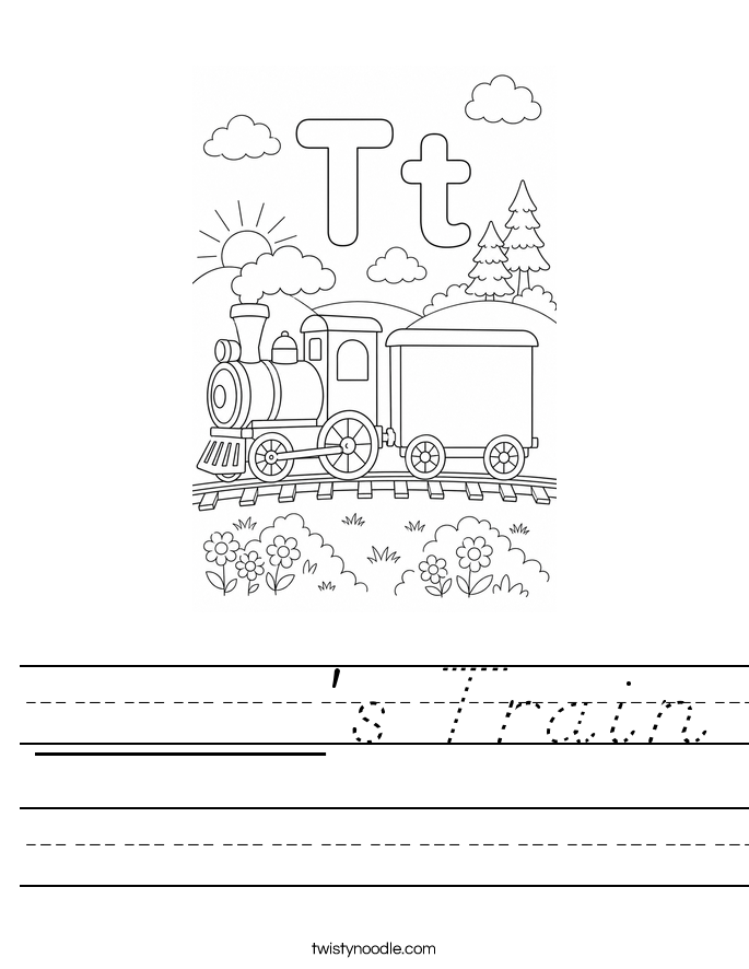 _____'s Train Worksheet