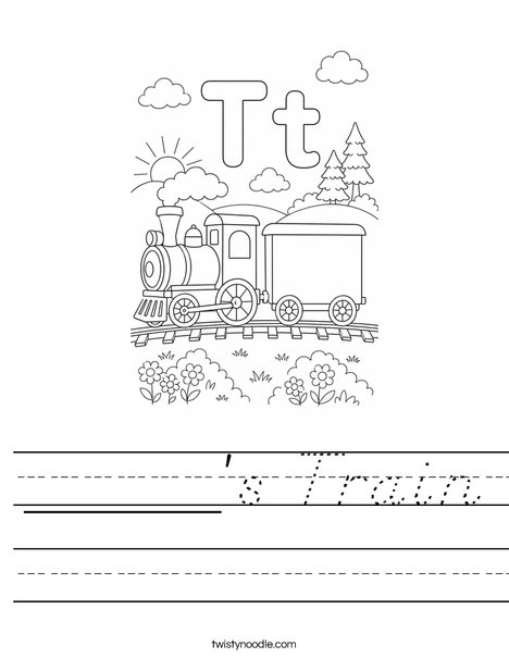 _____'s Train Worksheet
