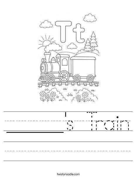 _____'s Train Worksheet
