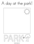A day at the park Coloring Page