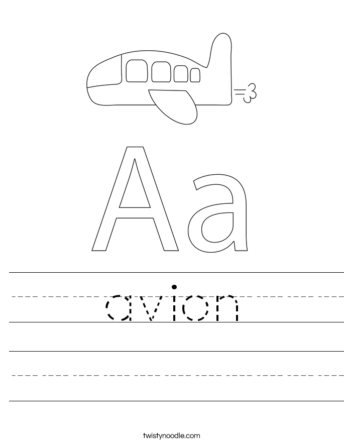 avion Worksheet