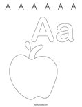 A   A   A   A   A   A Coloring Page