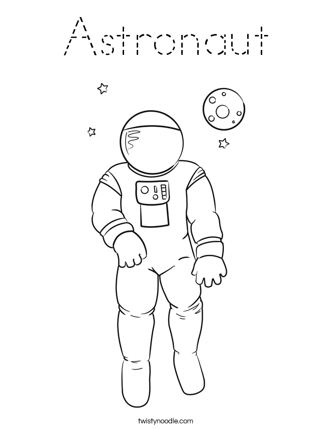 Astronaut Coloring Page