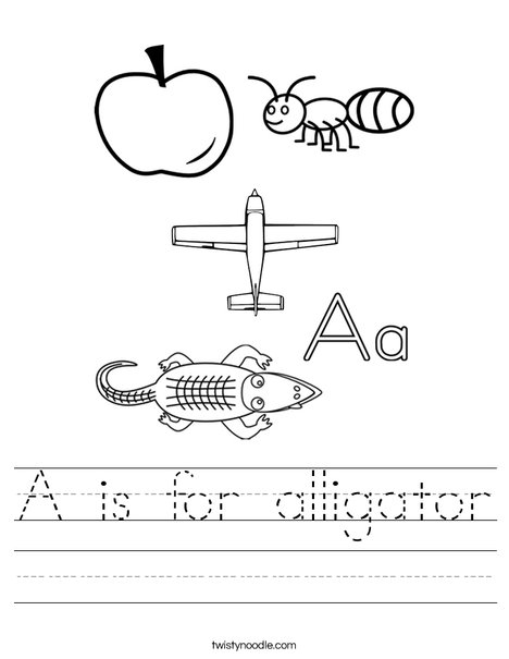 A is for Worksheet