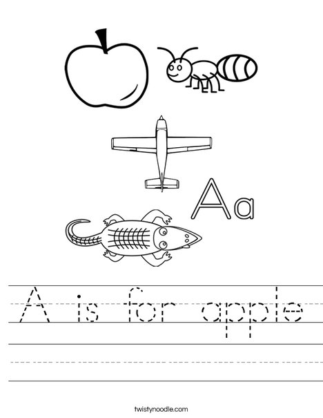 A is for Worksheet